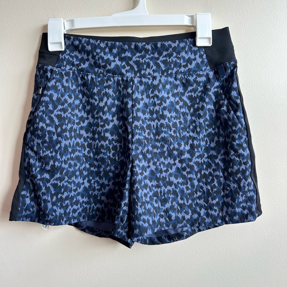 Athleta Brooklyn Women’s Allure Navy Printed Shorts 4